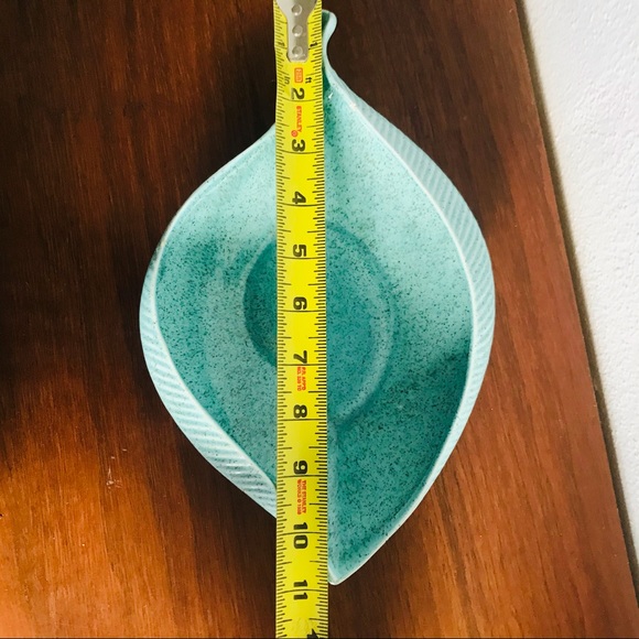 Vintage mid century modern redwing leaf bowl/ dish - Picture 4 of 11